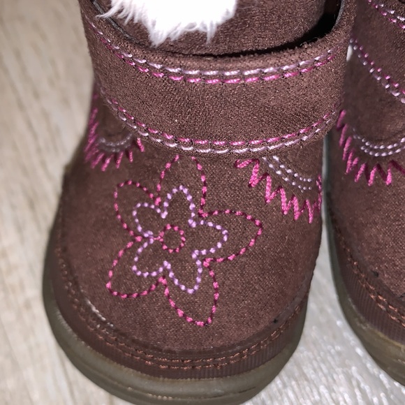 (Baby) EUC Surprize by Stride Rite Arliss Fur Lined Boot - Picture 4 of 8